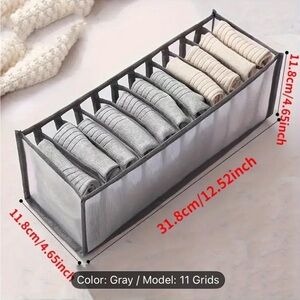 Gray Home Storage Organizer